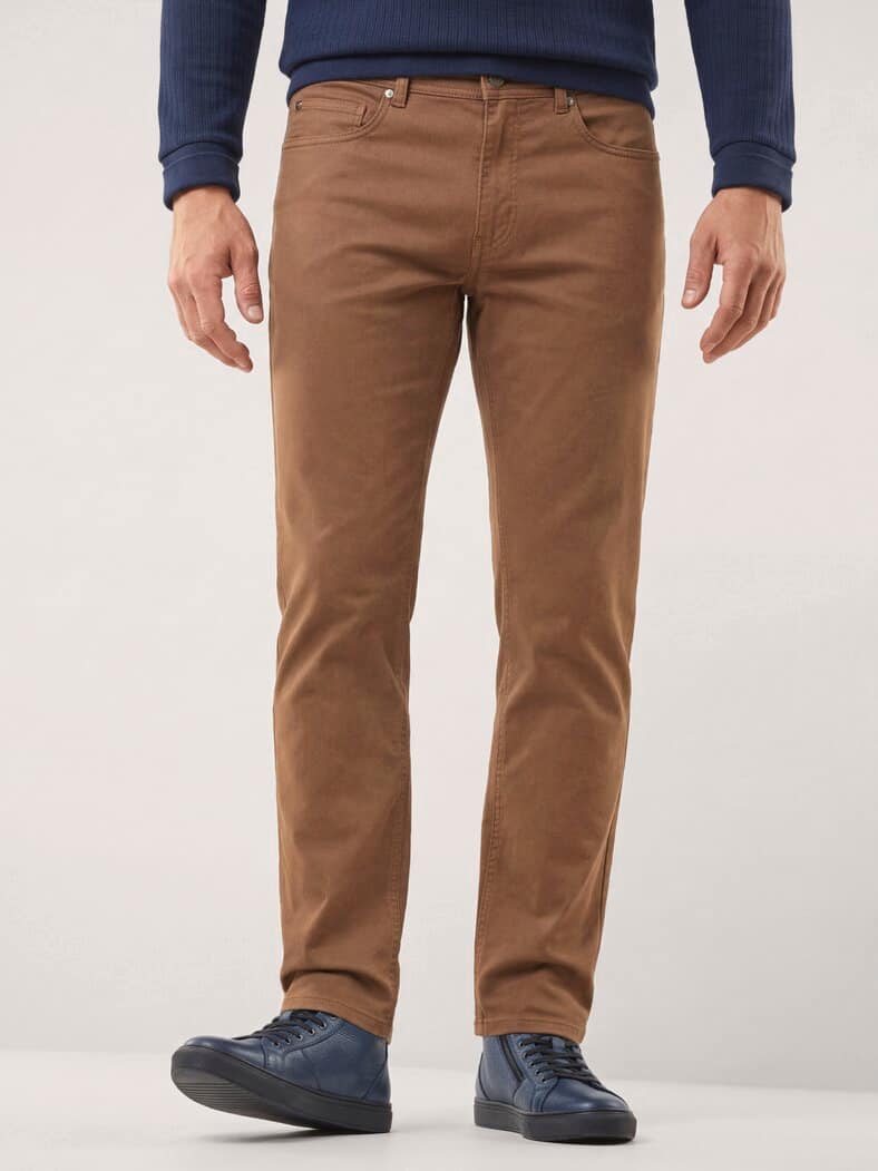 Extraglatt-Thermo Five Pocket Walnuss
