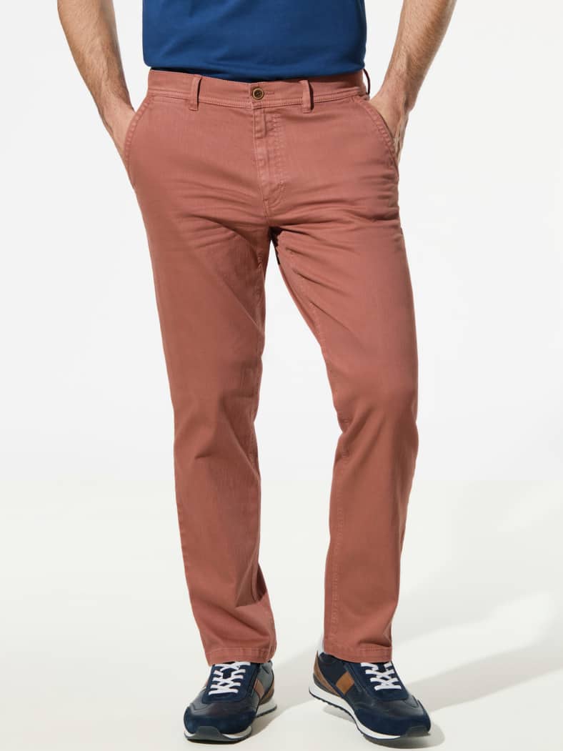 Sport-Chino Ziegelrot