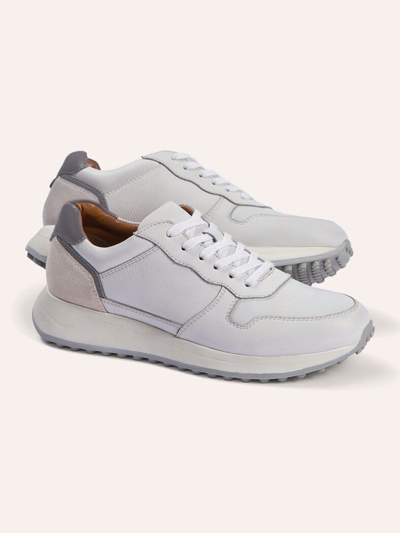 Leder Sneaker Weiß