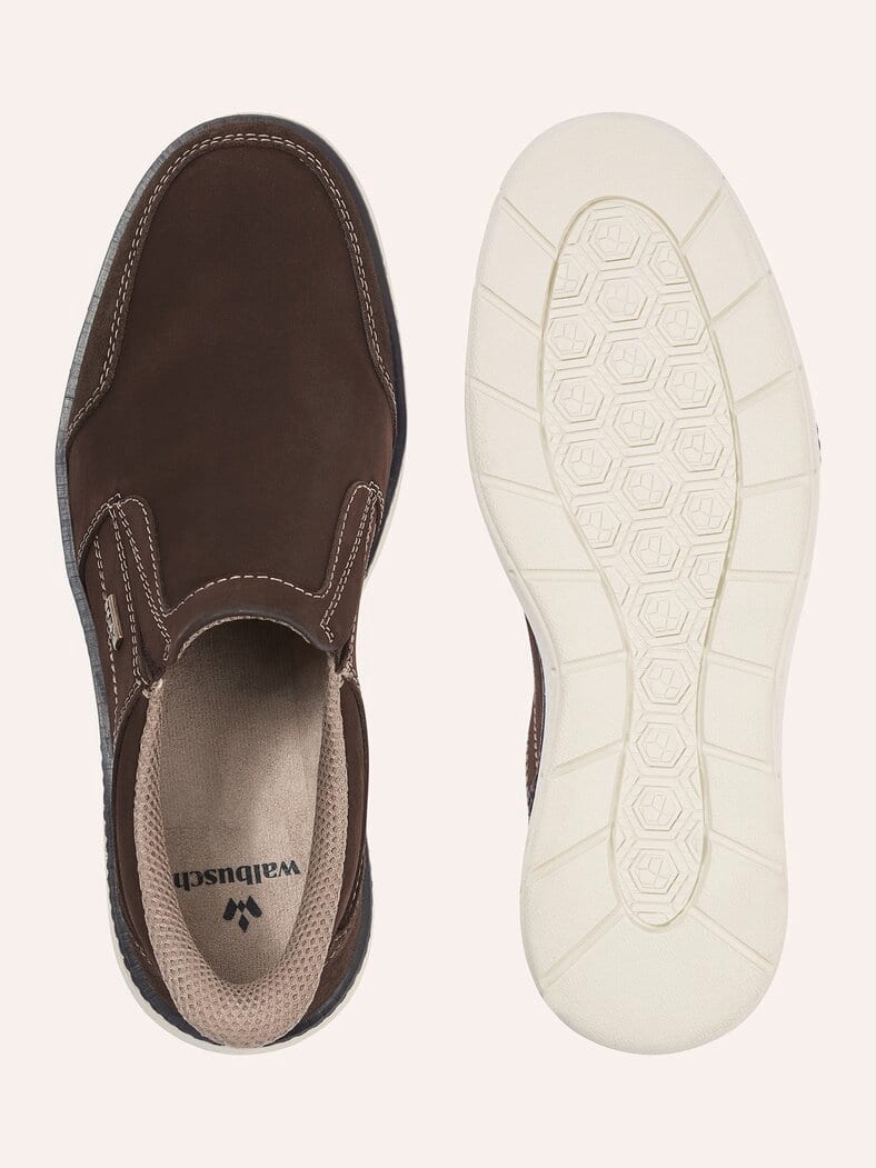 Wasserdichter Slipper mit Easy-In Braun
