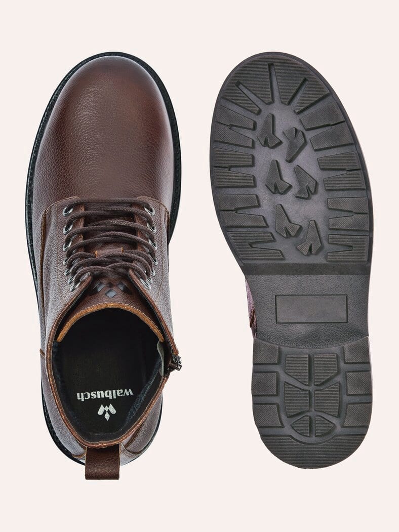 Robuster Lederstiefel Braun