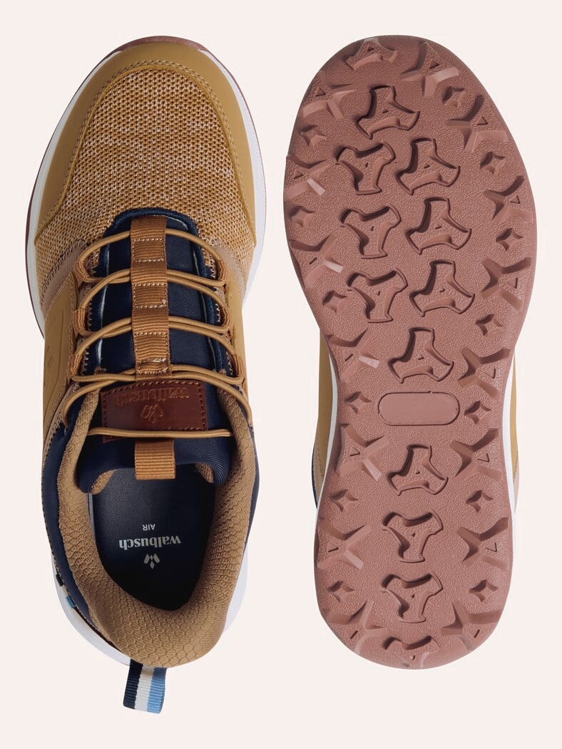 Materialmix Sneaker Mühelos Caramel