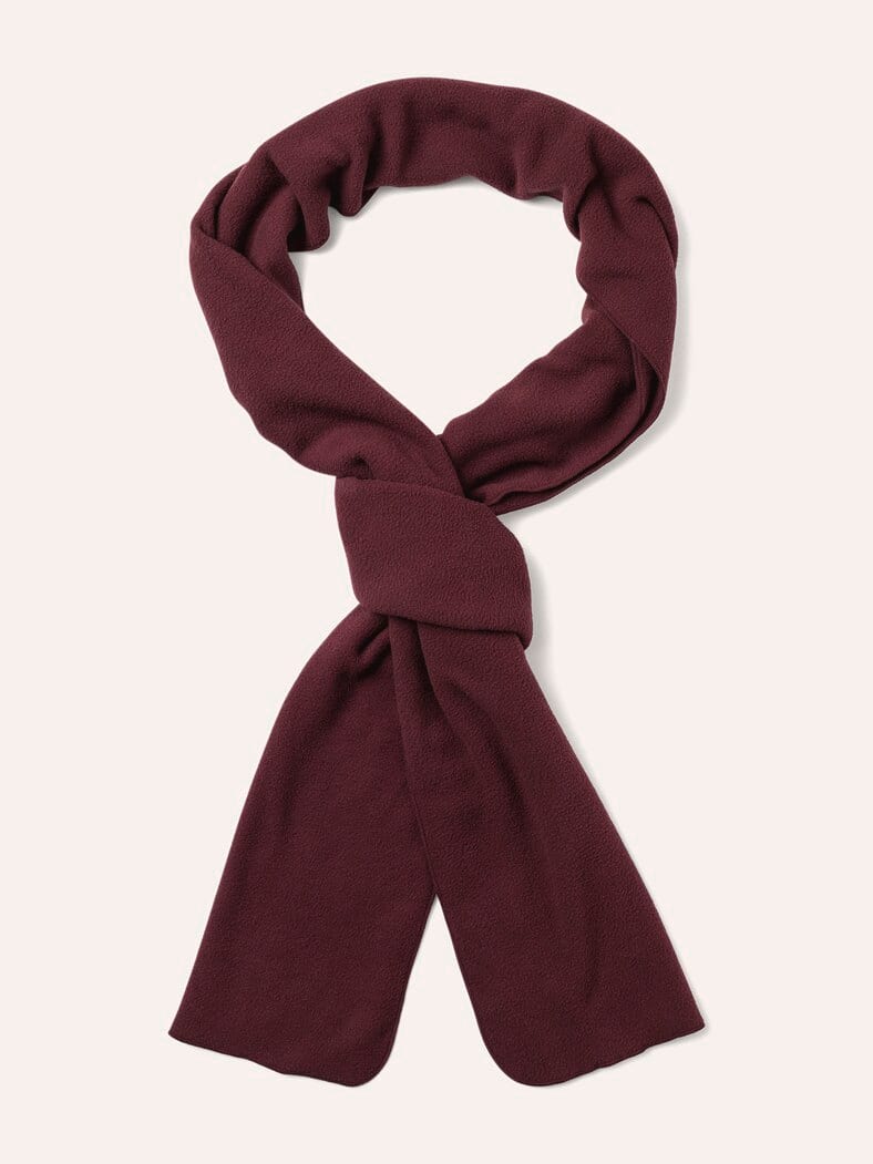 Fleece-Schal Merlot