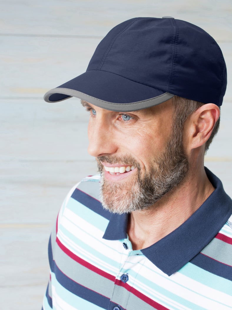 Baseballkappe UV-Schutz Marine