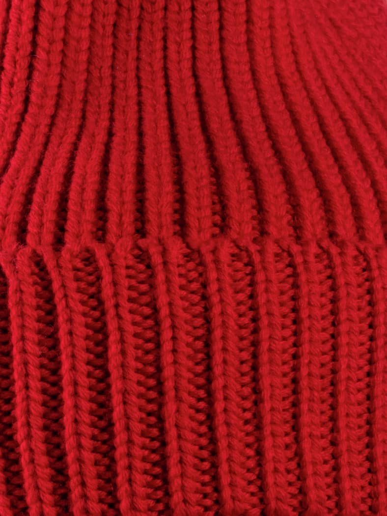 Merino-Mütze Rot