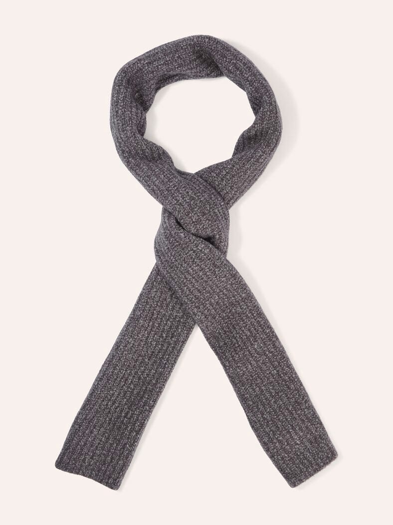 Boucle Wollschal Braun