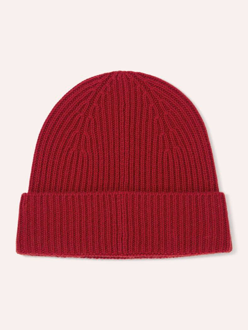 Cashmere Mütze Rot