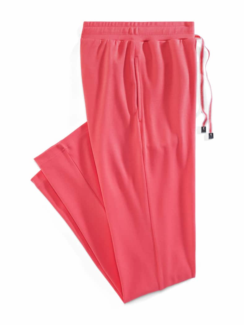 Baumwollstretch Hose Koralle