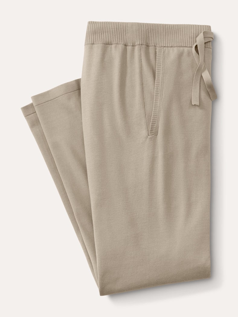 Lounge Strickhose Natur