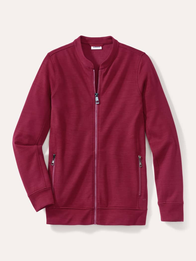 Jersey Jacke Active Wool Rumbarot