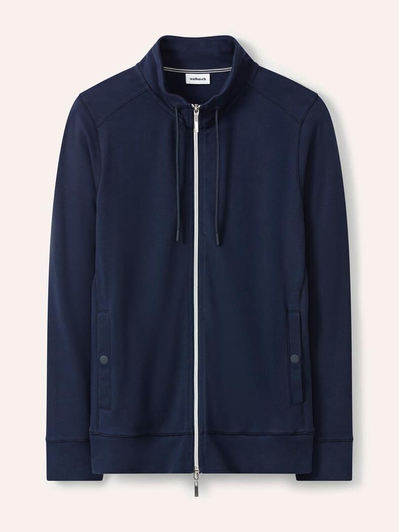 Baumwollstretch Jacke Marine