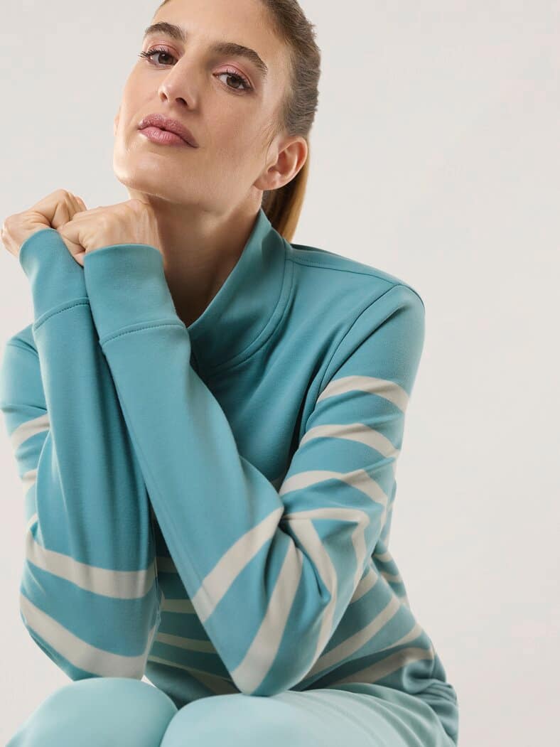 Baumwollstretch Troyer Gletschergrün