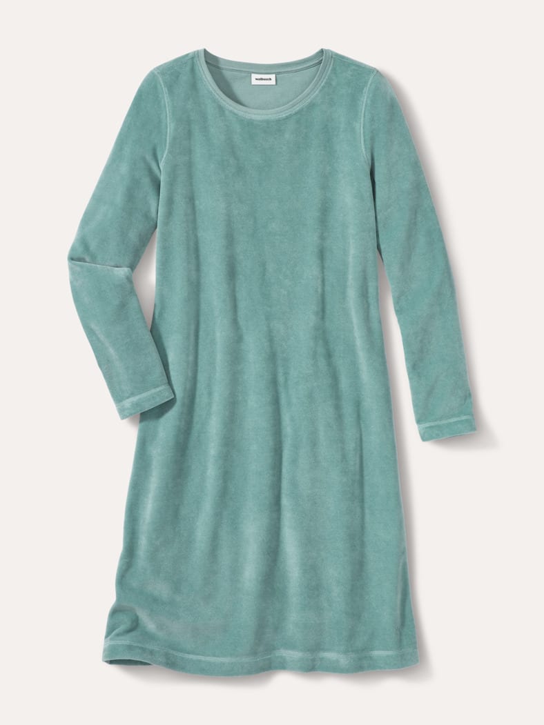 Nicki Kuschel Kleid Gletschergrün