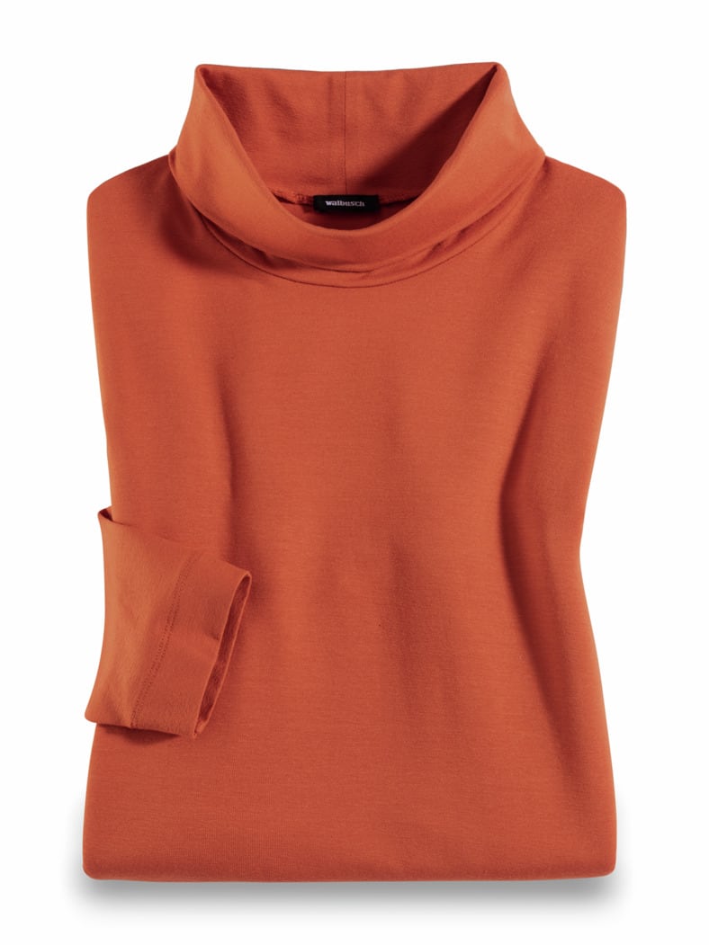 Viskose-Unterziehrolli Terracotta