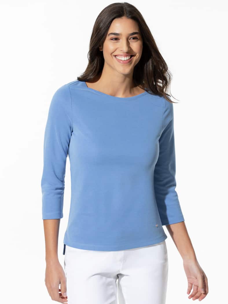 Pique-Shirt Edeljersey Königsblau