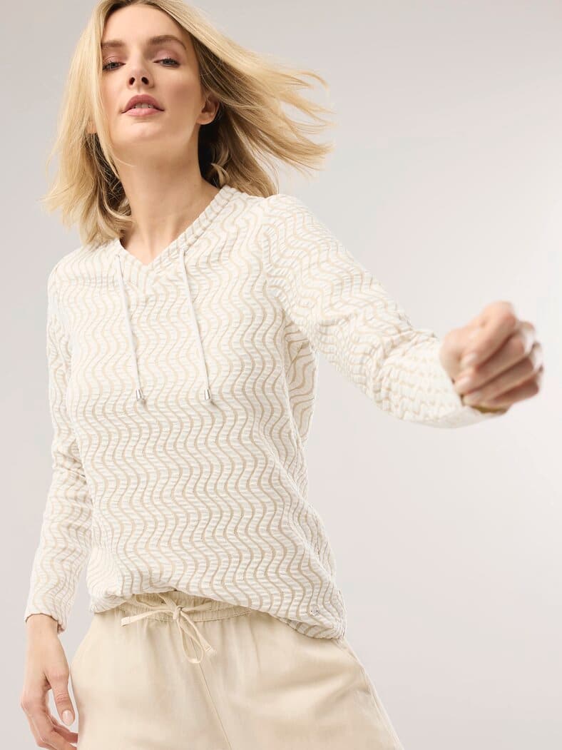 Sweatshirt perfekte Welle Safaribeige