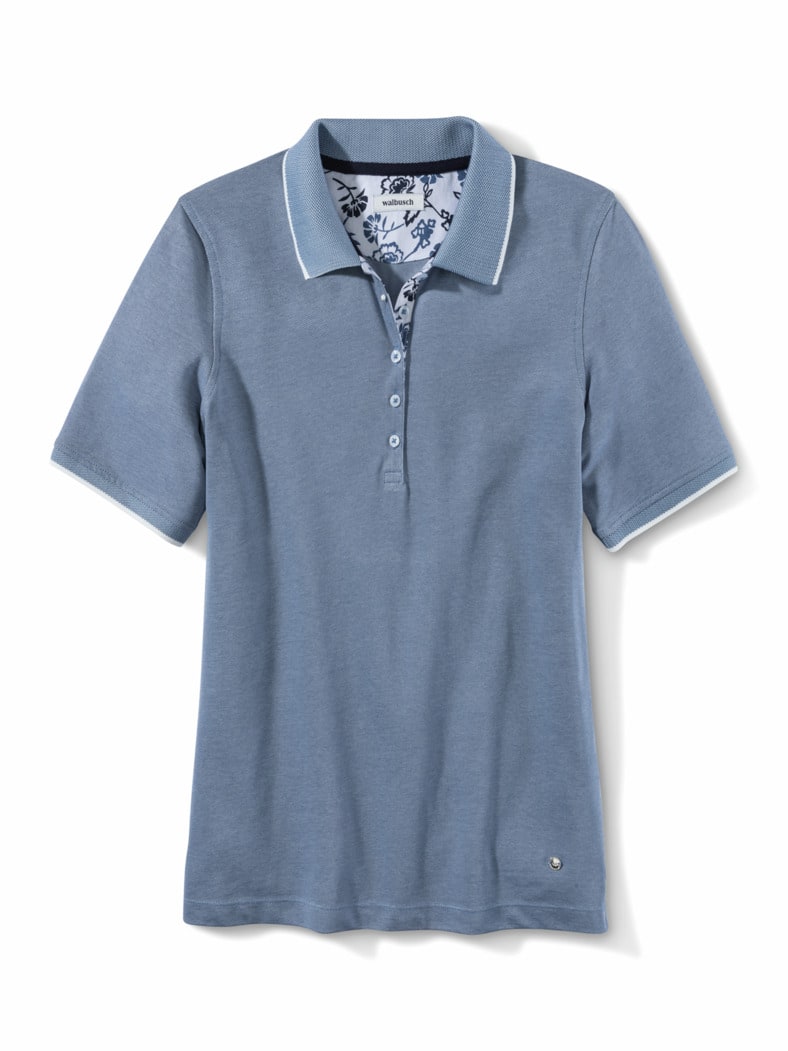 Extraglatt-Polo Horizontblau