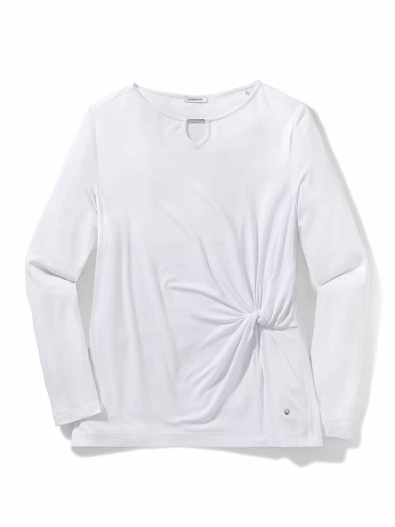 Viskoseshirt Figurschmeichler Weiß