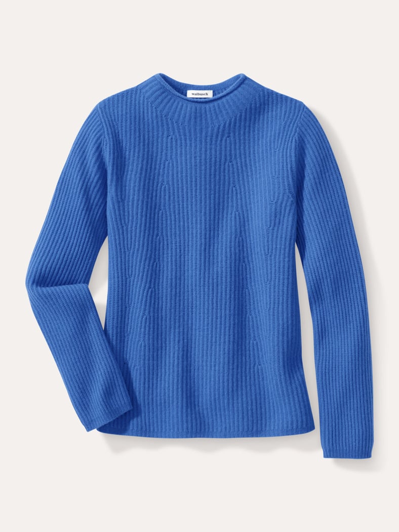 Cashmere Pullover 100 Prozent Azurblau