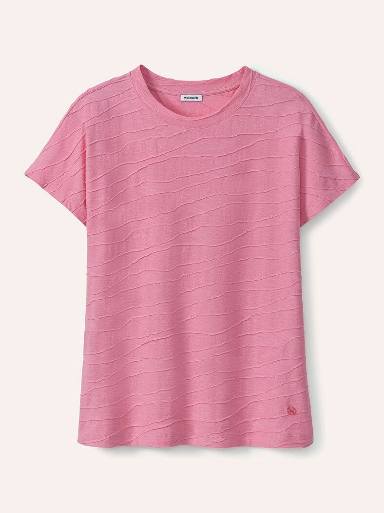 Strukturshirt Welle Nelke