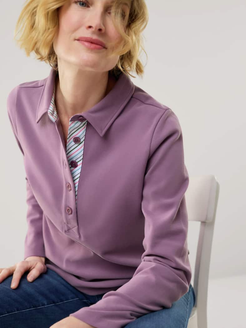 Edeljersey Polo Mauve