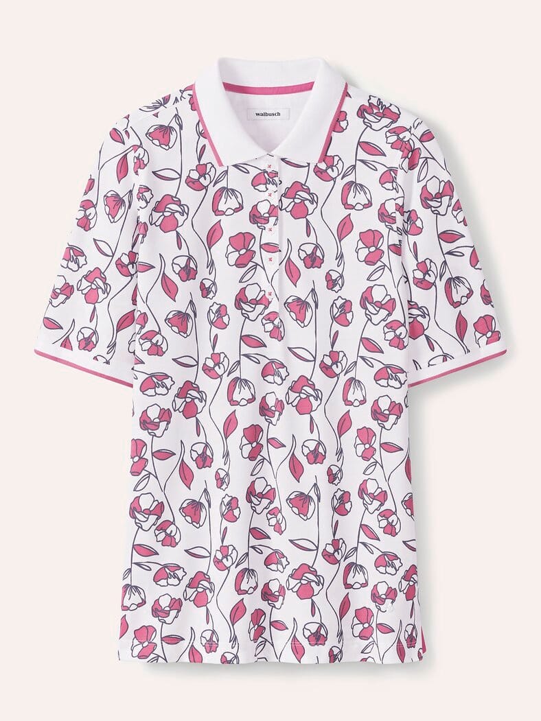 Extraglatt Polo Blume Malve