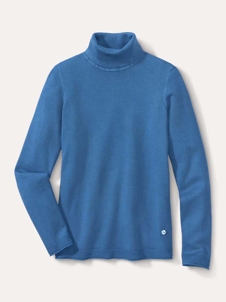 Viskose Rolli Hautschmeichler Rauchblau