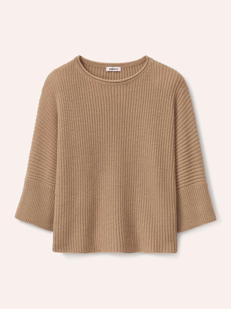 Pullover mit Kimonoärmel Praline