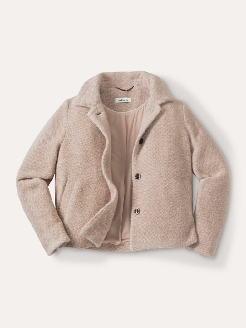 Kuscheljacke Creme