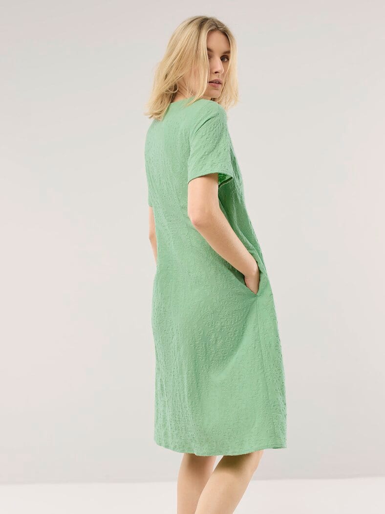Jacquardkleid Salbei