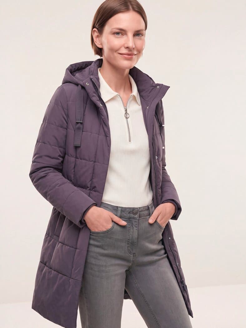 Steppmantel Thermozone Mauve