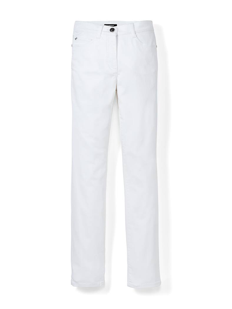 Yoga-Jeans Ultrastretch Slim Fit Weiß