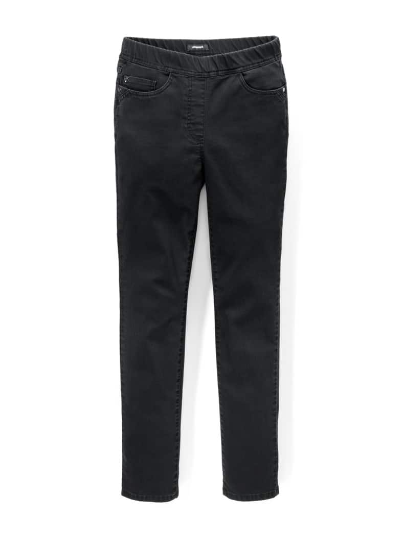 Yoga-Schlupfjeans Black