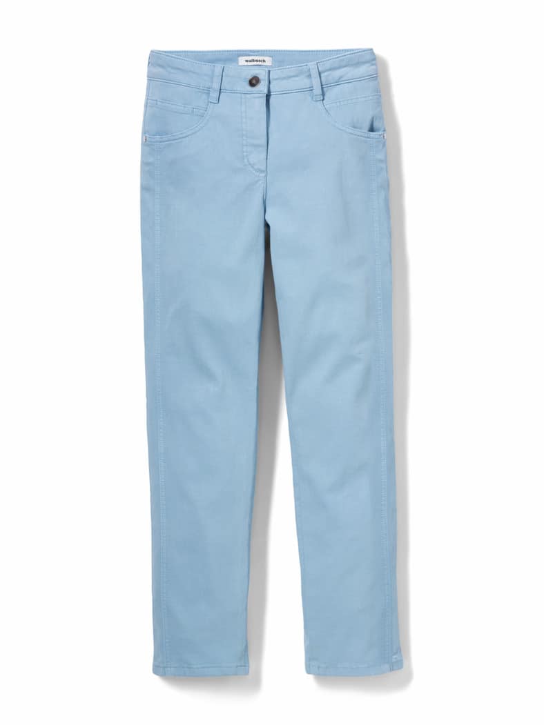 7/8-Baumwollhose Figurwunder Slim F Skyblue