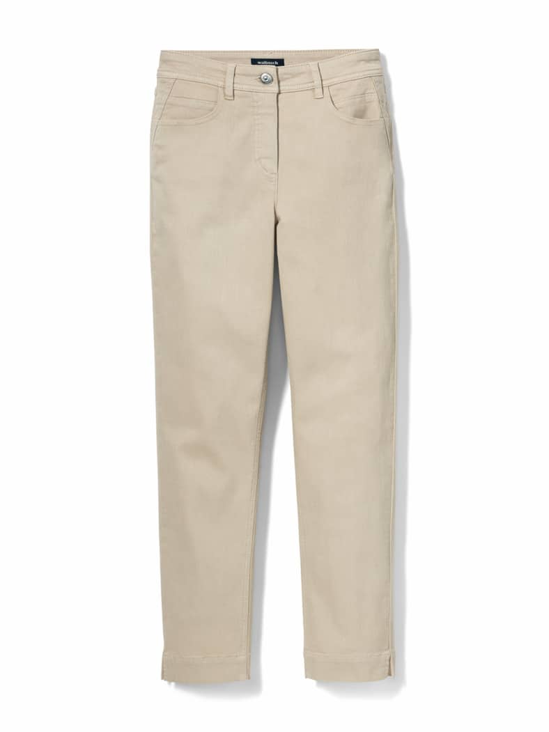 7/8-Jeans Slim-Effekt Sand