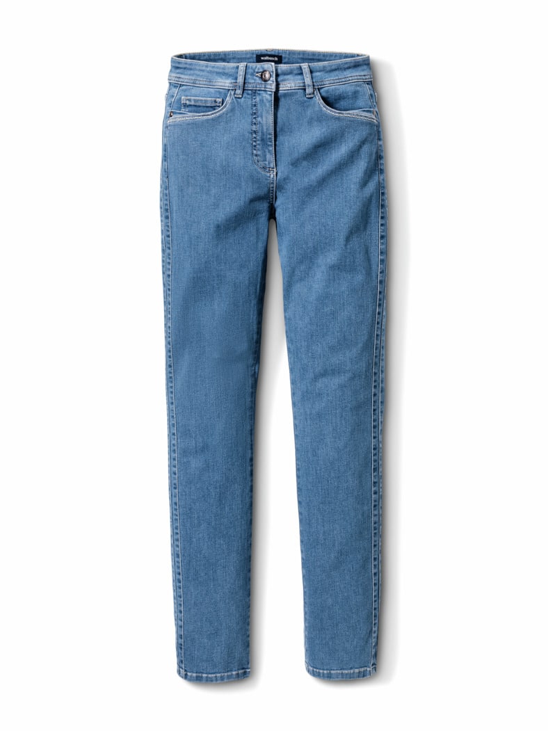 Passform-Jeans Feminine Fit Mid Blue