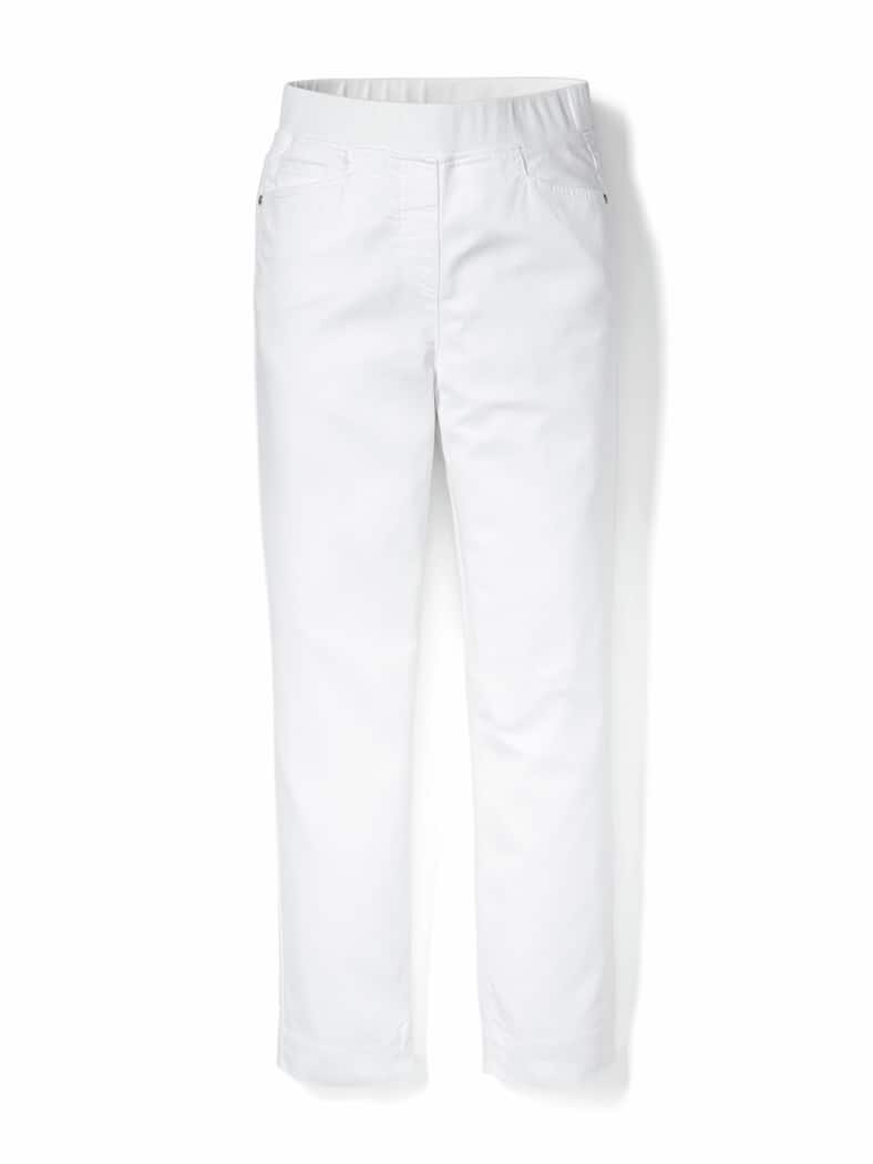 7/8 Dynamic Schlupfjeans Weiß