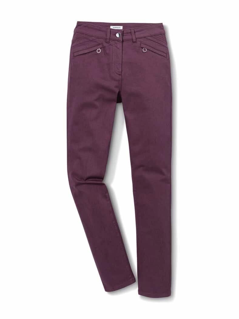 Powerstretch-Baumwollhose Cassis
