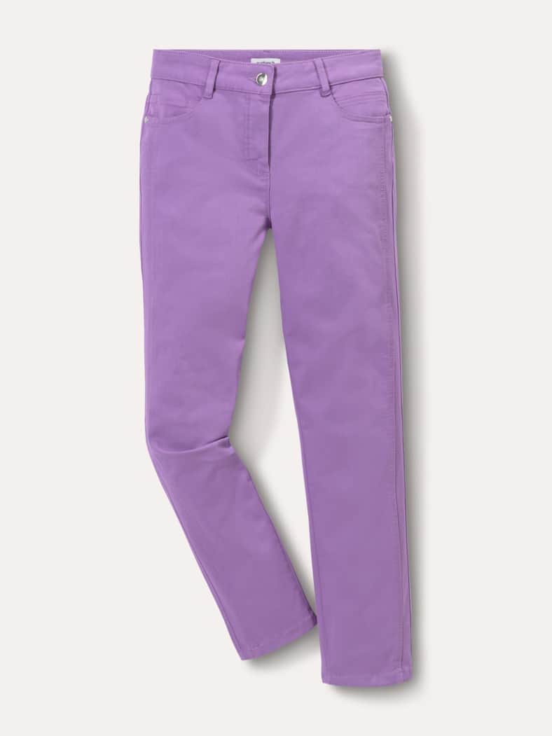 7/8-Baumwollhose Figurwunder Slim F Veilchen