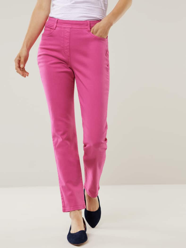 Five Pocket Schlupfhose Fuchsia