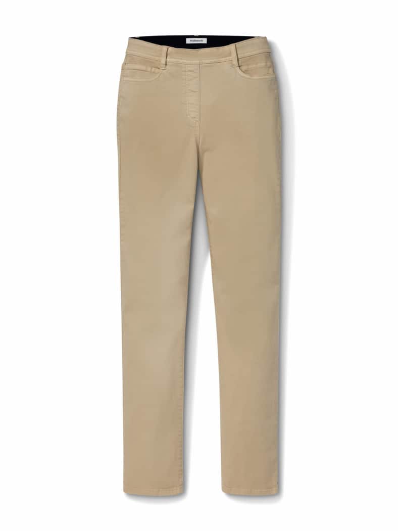 Five Pocket Schlupfhose Safaribeige