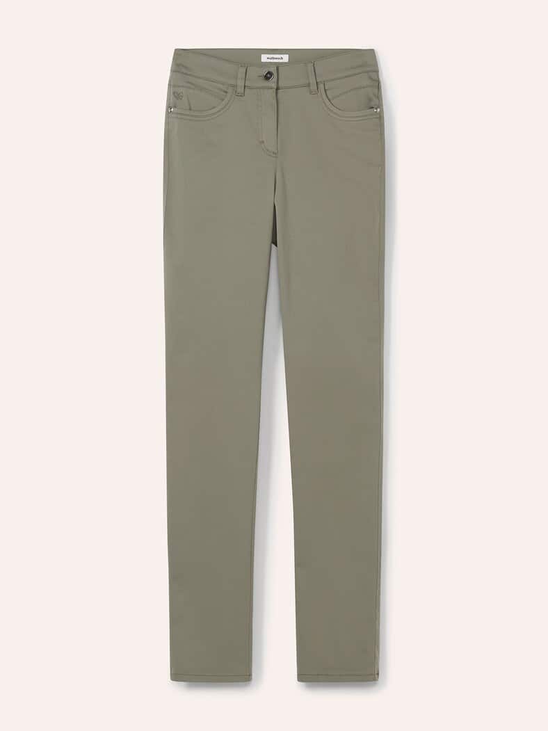 Extraglatt Baumwollhose Khaki