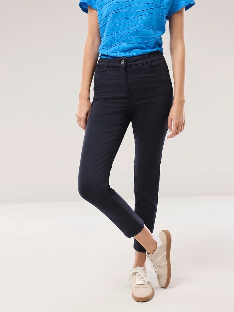 7/8-Baumwollhose Figurwunder FF Nachtblau