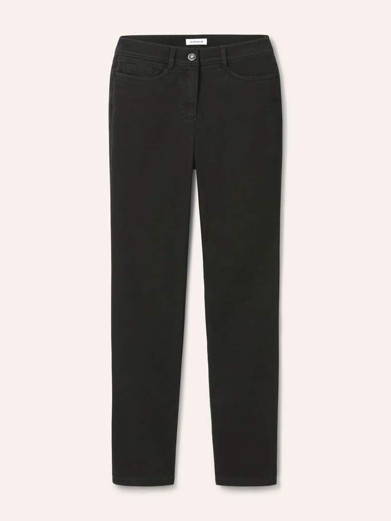 2-in-1-Extraglatt-Thermohose Schwarz