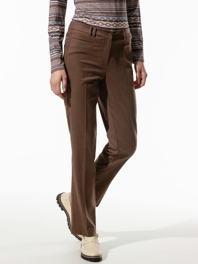 Flanellhose Cosy Toffee