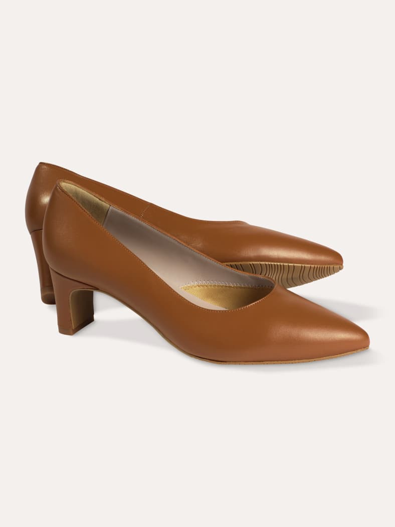Soft Pumps Cognac