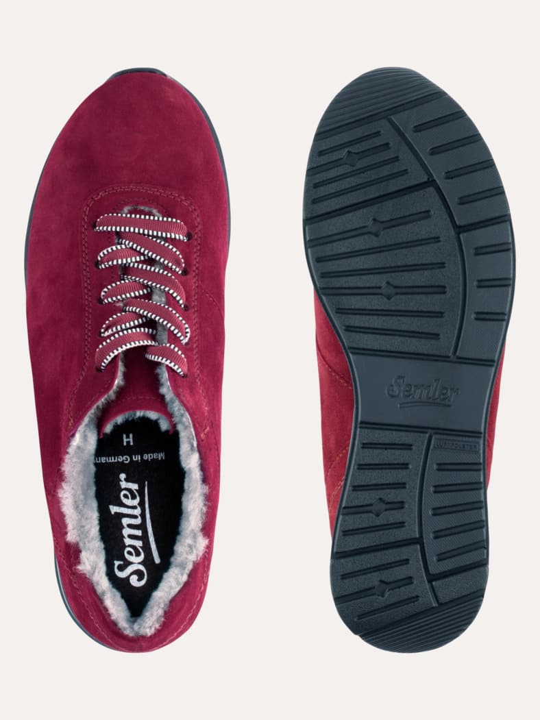 Lammfell-Sneaker Chianti