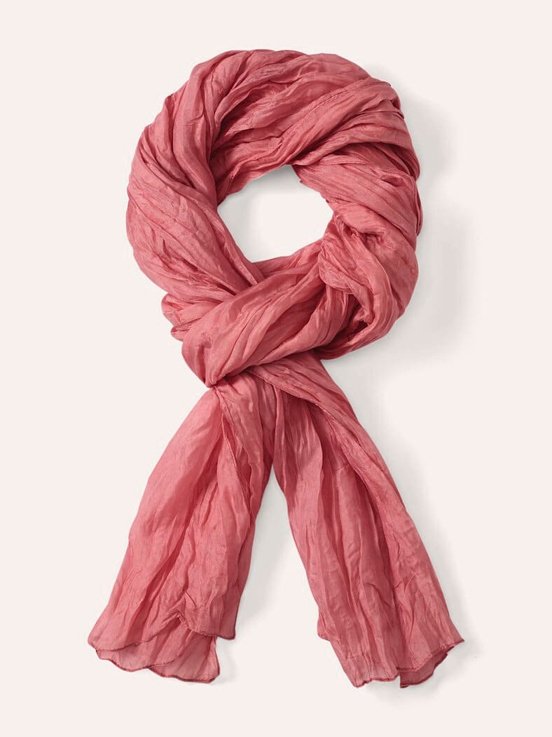 Seidenschal Rosenholz