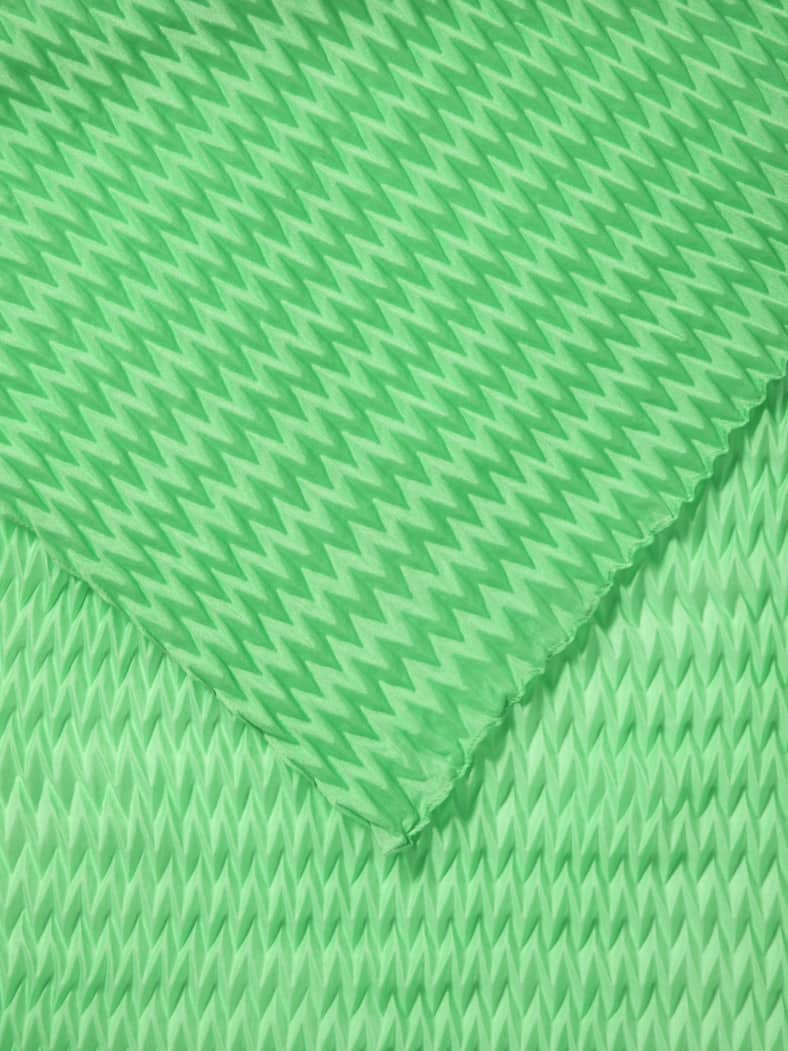 Plissee-Schal Pfefferminz