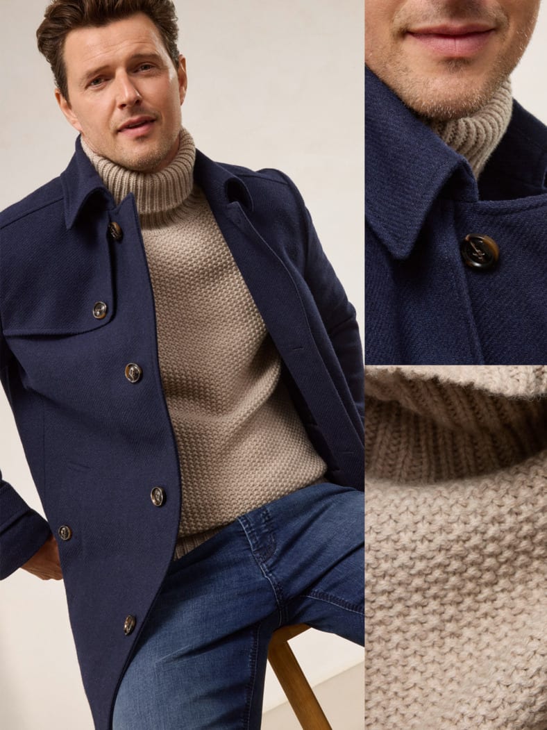 Outfit Wollmix Cabanjacke 